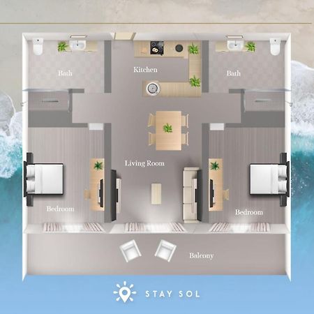 Rooftop Pool & Hot Tub - Gym - Hollywood Beach Экстерьер фото