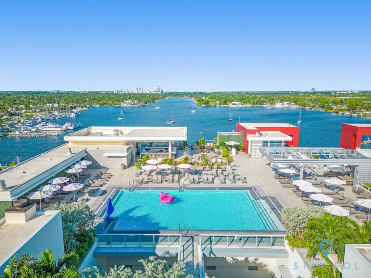 Rooftop Pool & Hot Tub - Gym - Hollywood Beach Экстерьер фото