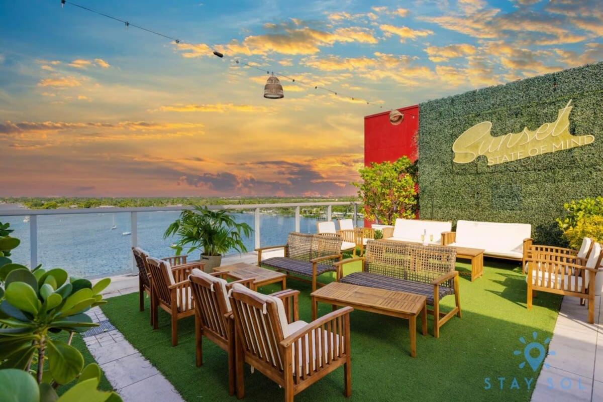 Rooftop Pool & Hot Tub - Gym - Hollywood Beach Экстерьер фото