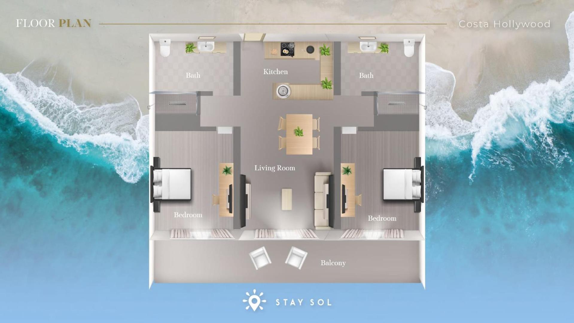 Rooftop Pool & Hot Tub - Gym - Hollywood Beach Экстерьер фото